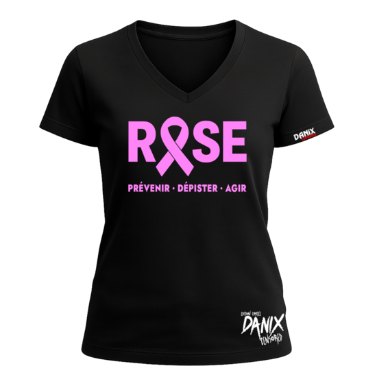 Tshirt OCTOBRE ROSE (PRÉVENIR DÉPISTER AGIR) [DANIX CENSORED]
